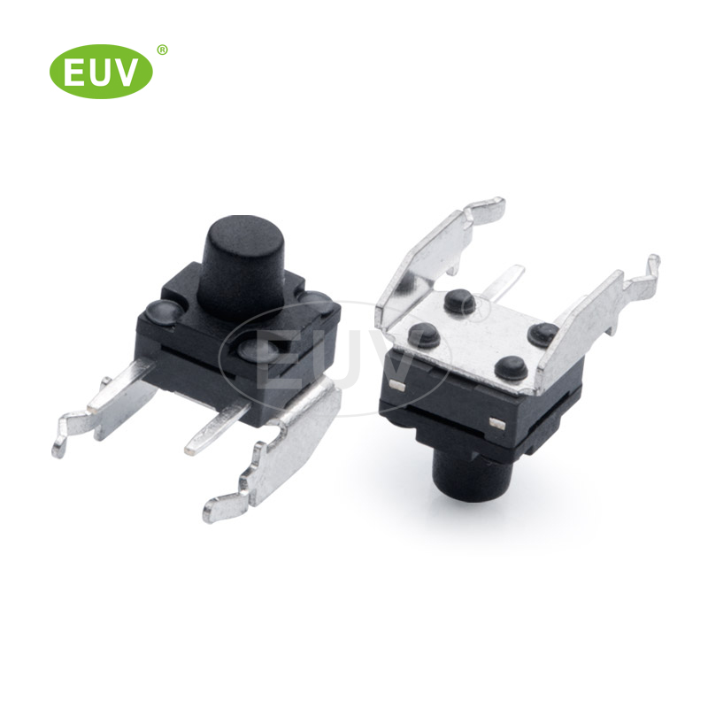 6.0mmx7.5mm 下支架側(cè)按 防塵防水IP67 插件輕觸開(kāi)關(guān)