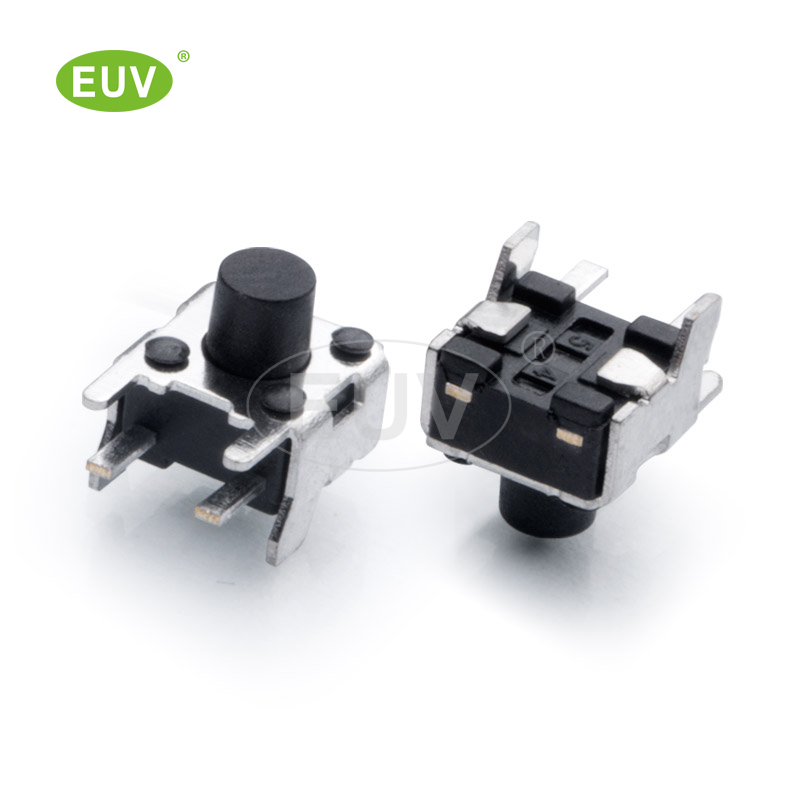 4.7mmx5.3mm 支架側(cè)按 小體積 插件輕觸開(kāi)關(guān)