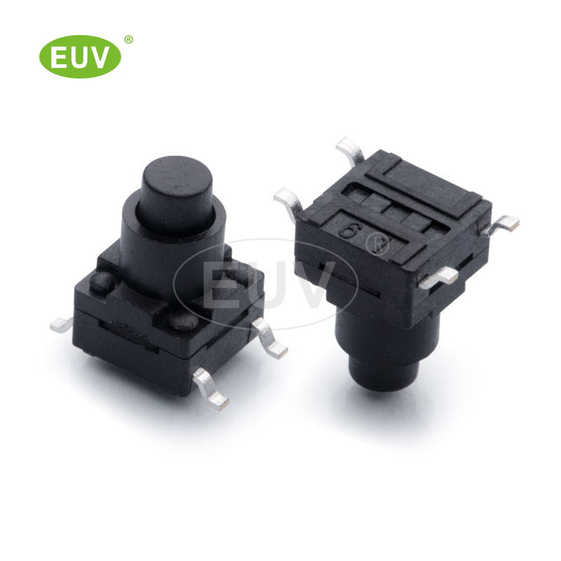 6.0mmx6.0mm 帶護套 防塵防水IP67 貼片輕觸開關