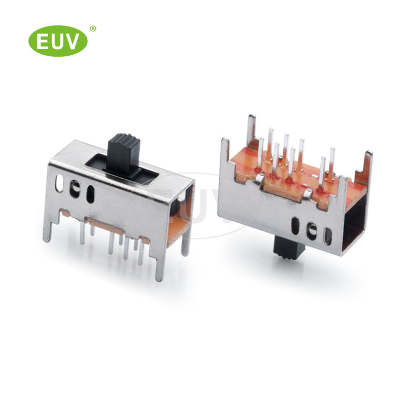 8P 正撥 2P3T 柄高2-10mm 插件撥動開關(guān)